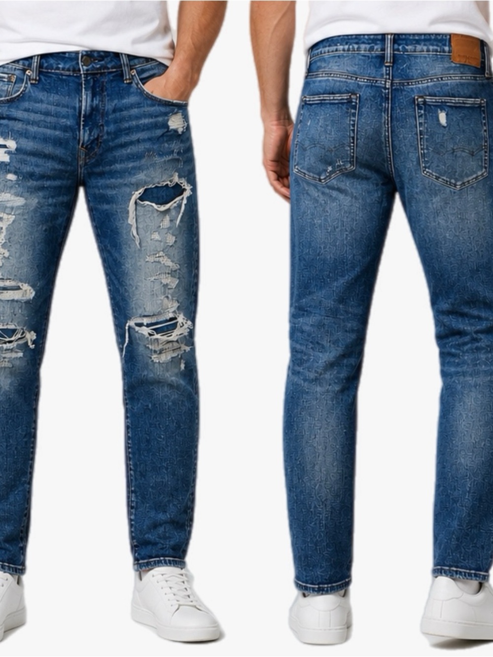 American Eagle Next Level Flex Distressed Slim Jeans Men’s Size 34x30